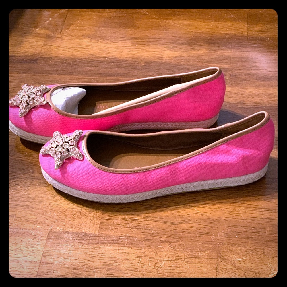💖🌟NIB Isaac Mizrahi pink starfish flats💖🌟